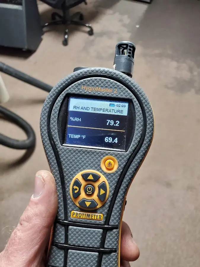 Moisture meter humidity assessment for Fire & Smoke Damage Restoration in Atherton