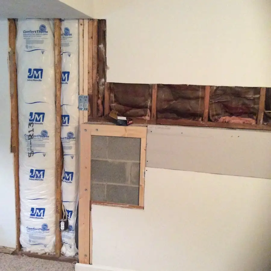 Wall insulation replacement during Structural Drying in Atherton